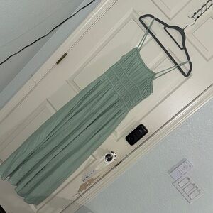 American Eagle Outfitters Sage Green Maxi Dress